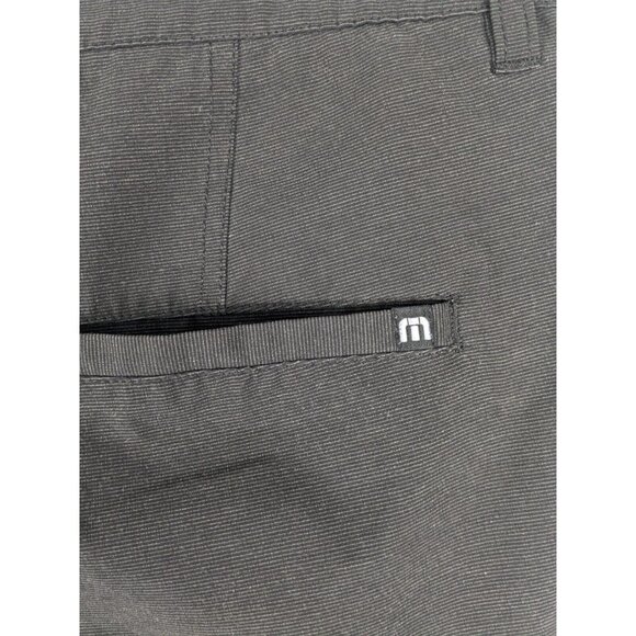 Travis Mathew Shorts Mens 36 Black Sand Harbour Flat Front Performance Golf - Picture 7 of 11